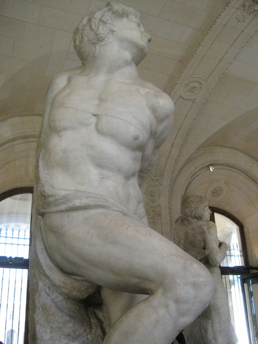 Michelangelo's MOTHER-FUCKING slaves. I've died.